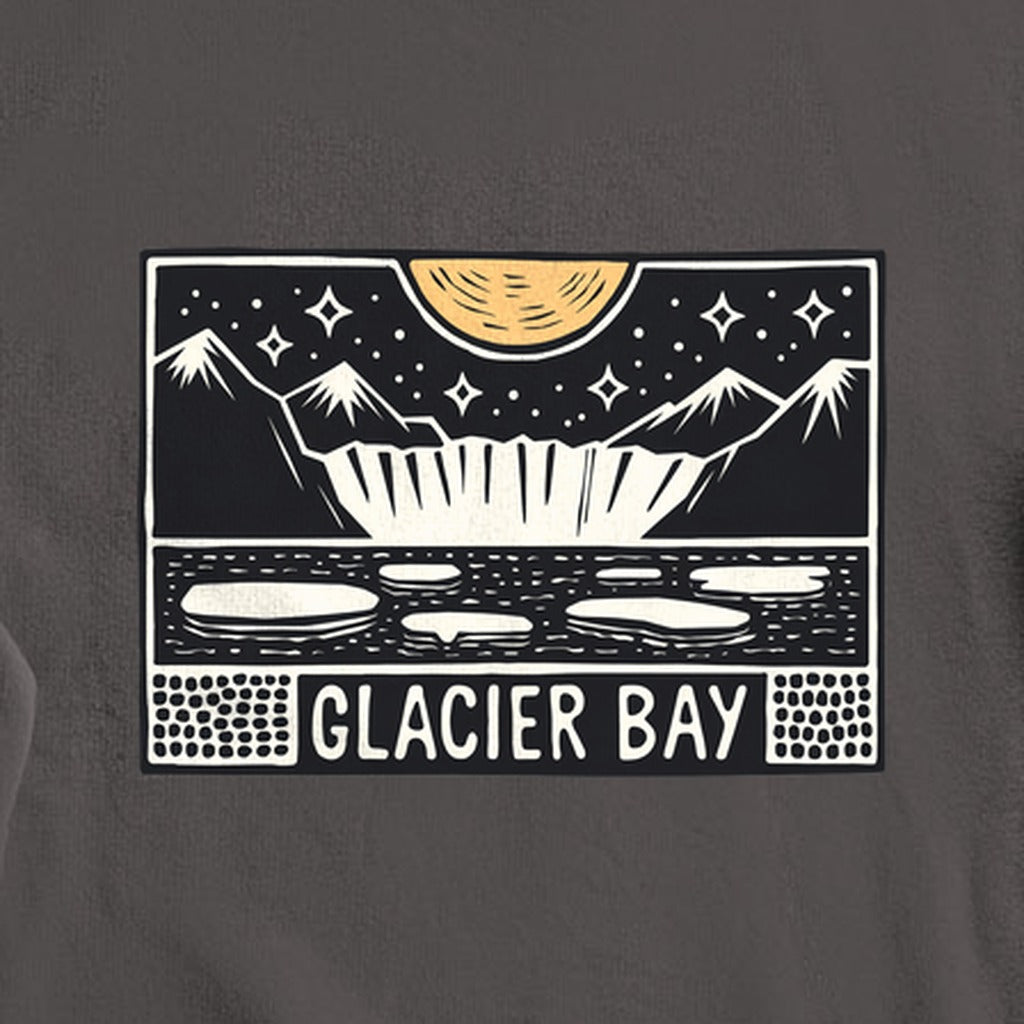 Glacier Bay at Night Crewneck Sweatshirt