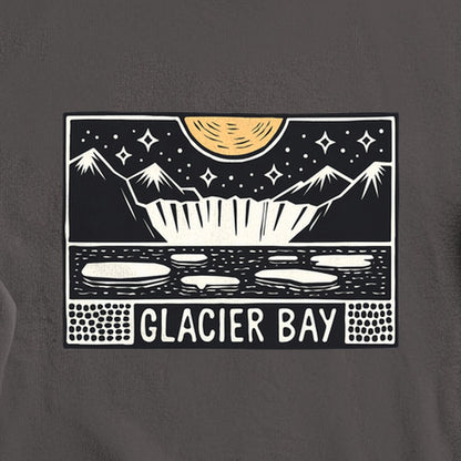Glacier Bay at Night Crewneck Sweatshirt