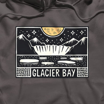 Glacier Bay at Night Hoodie