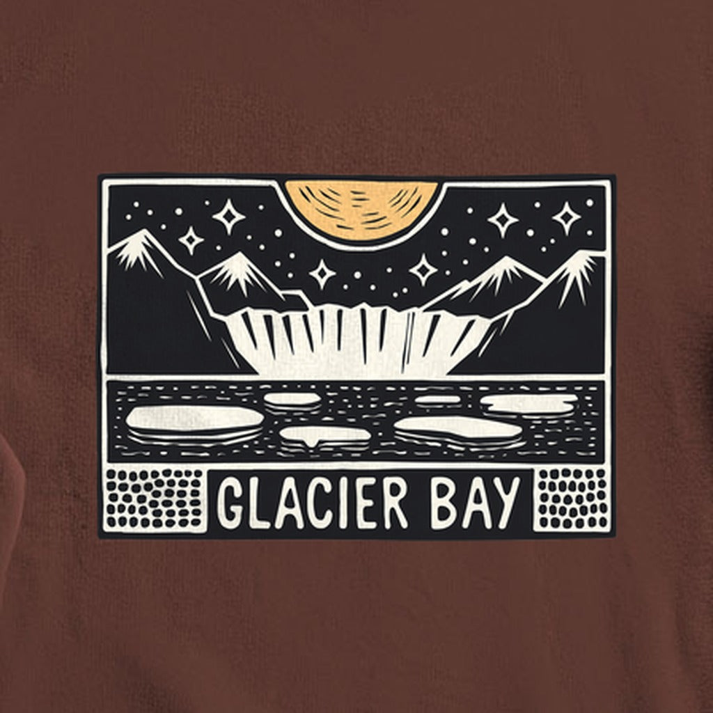 Glacier Bay at Night Crewneck Sweatshirt