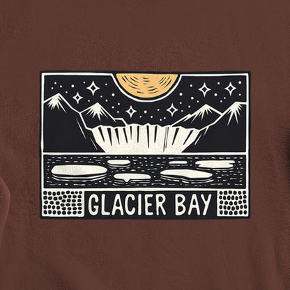 Glacier Bay at Night Crewneck Sweatshirt