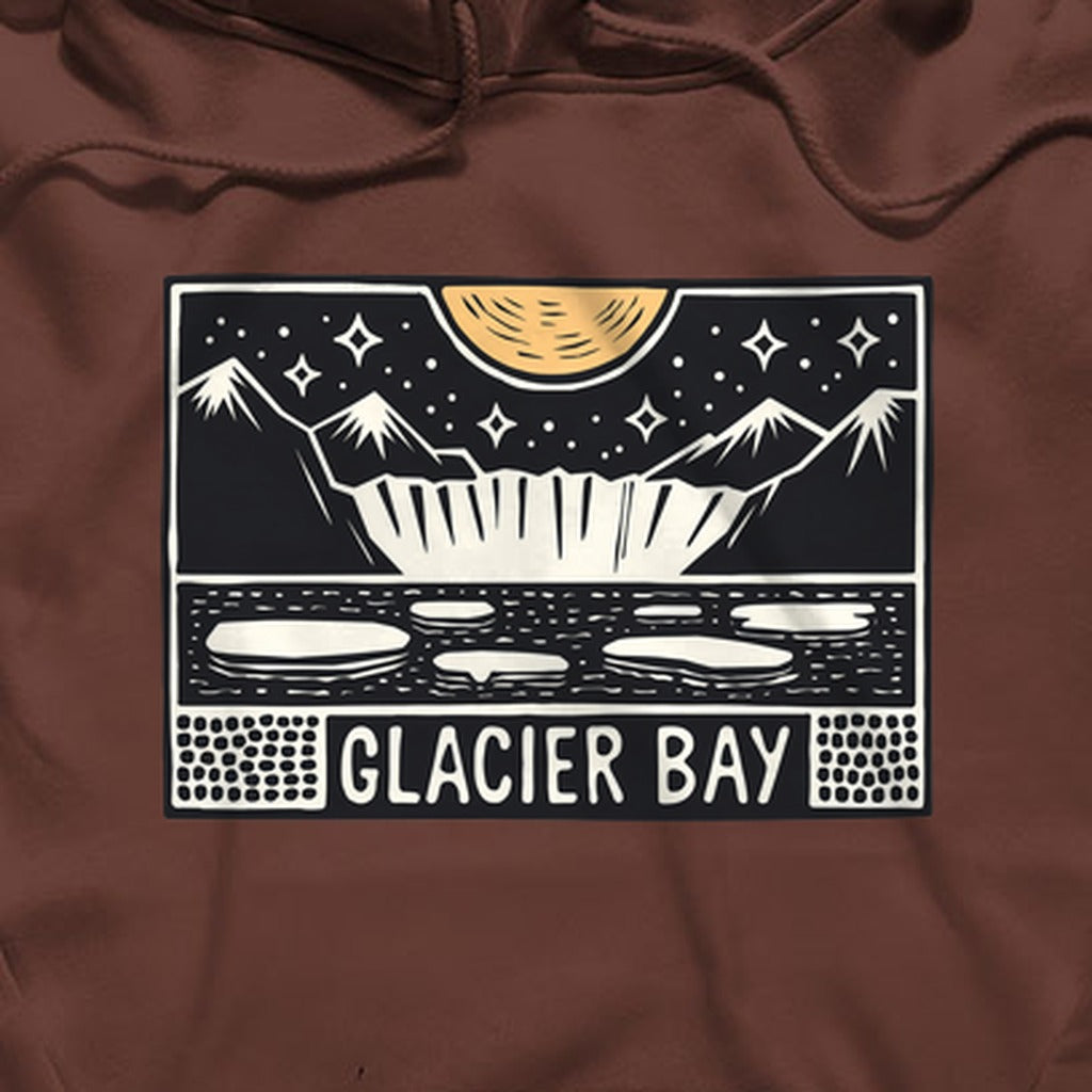 Glacier Bay at Night Hoodie