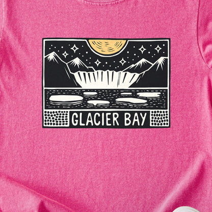 Glacier Bay at Night Kids Cotton T-Shirt