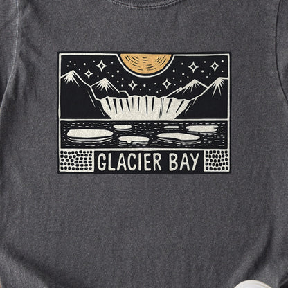Glacier Bay at Night Kids Cotton T-Shirt