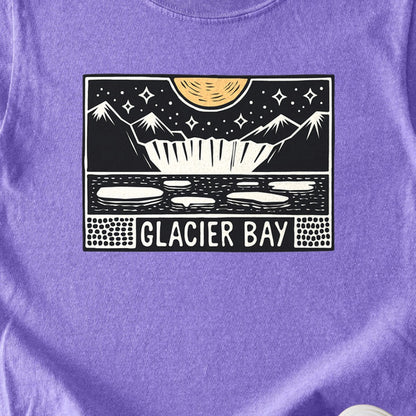 Glacier Bay at Night Kids Cotton T-Shirt