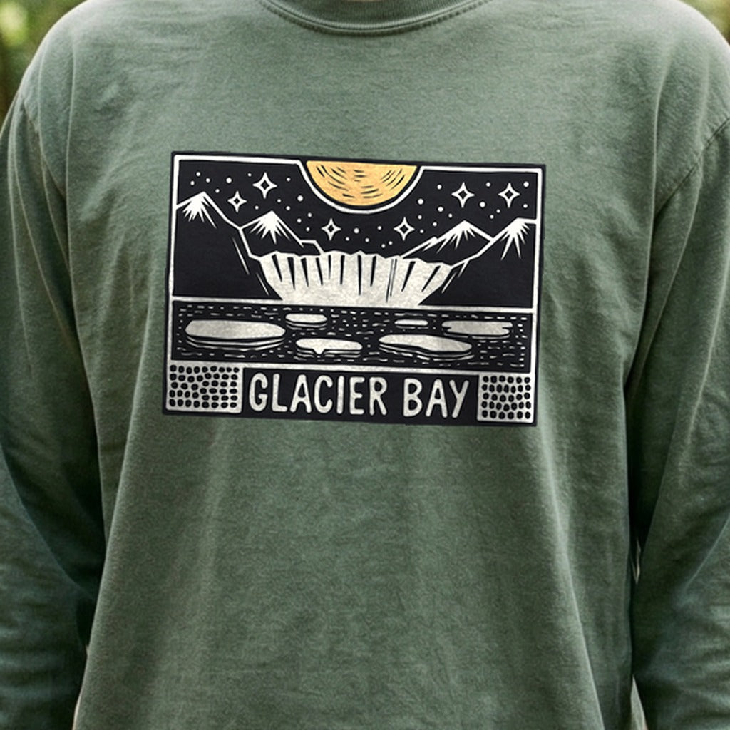Glacier Bay at Night Premium Long Sleeve