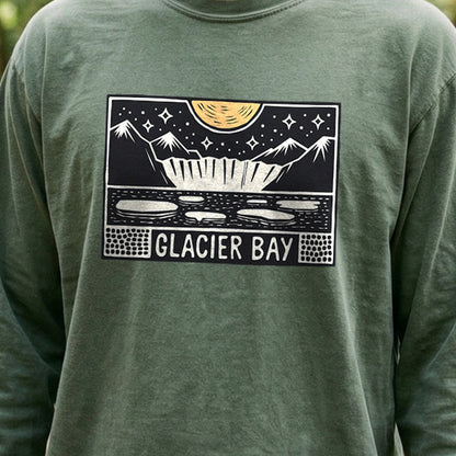 Glacier Bay at Night Premium Long Sleeve