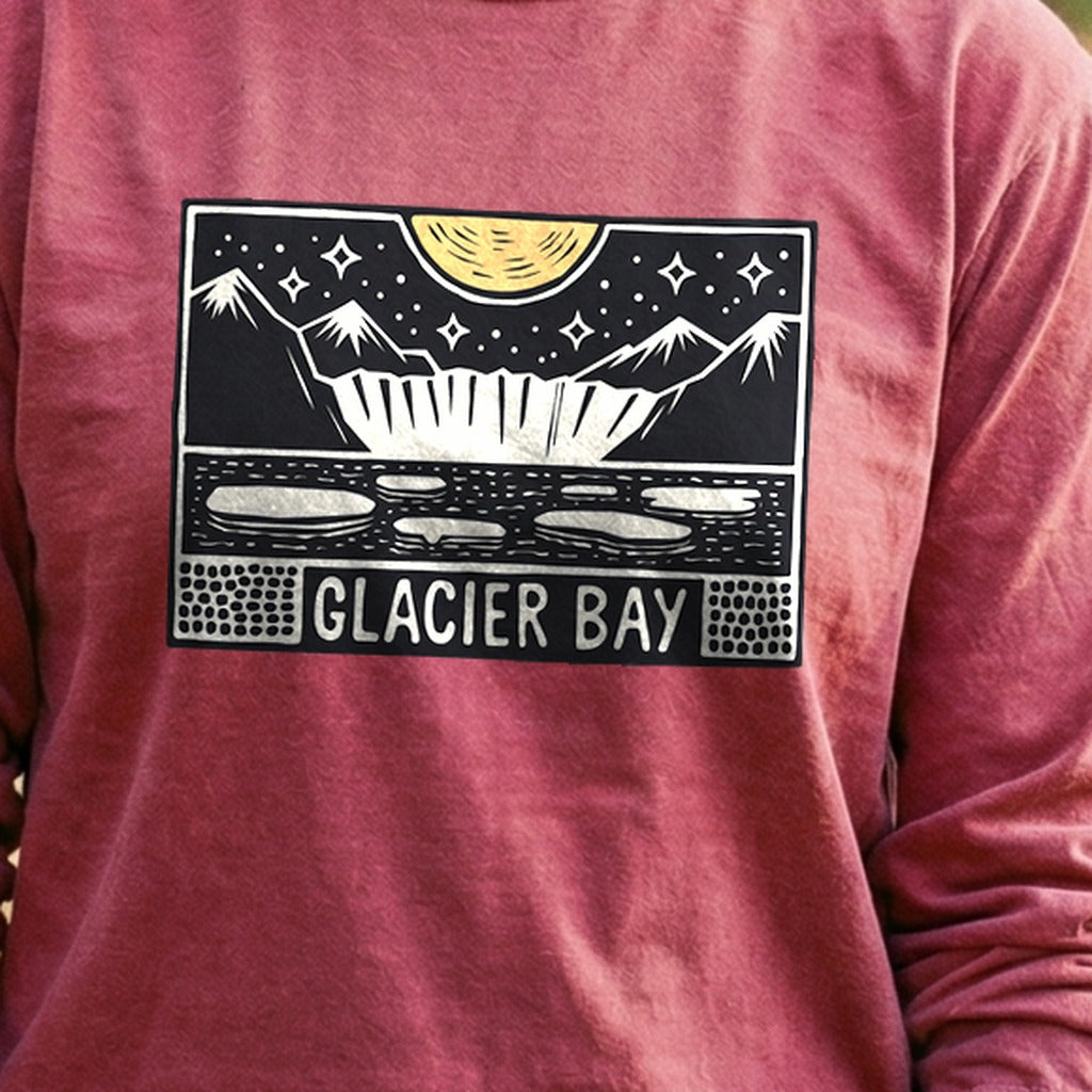 Glacier Bay at Night Premium Long Sleeve