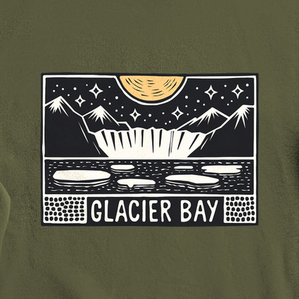Glacier Bay at Night Crewneck Sweatshirt