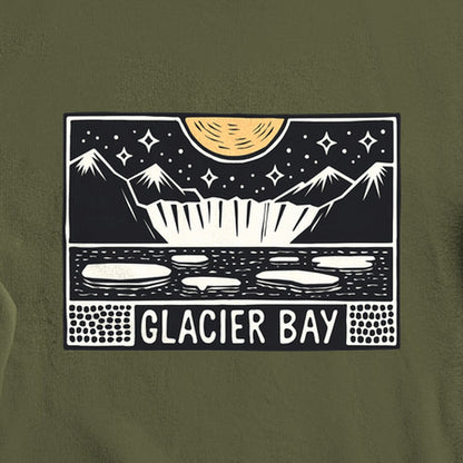 Glacier Bay at Night Crewneck Sweatshirt