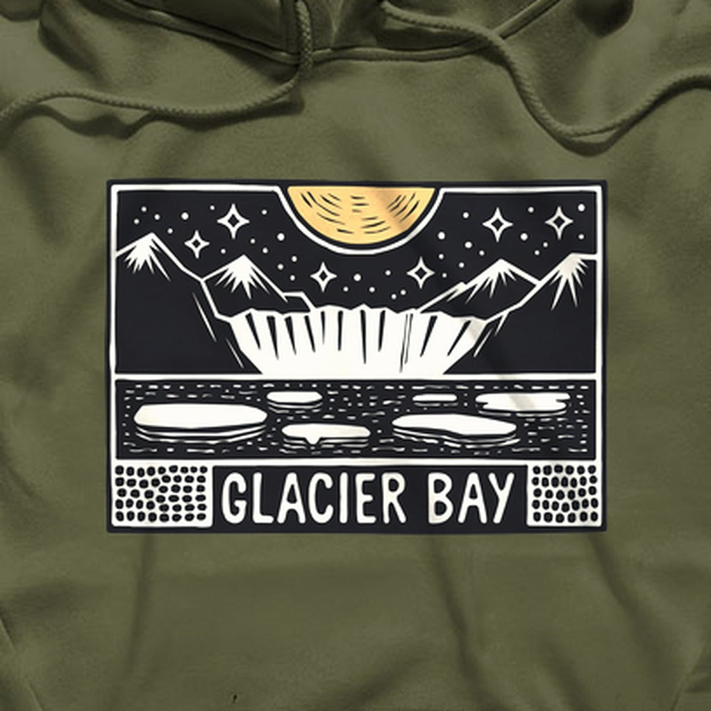 Glacier Bay at Night Hoodie