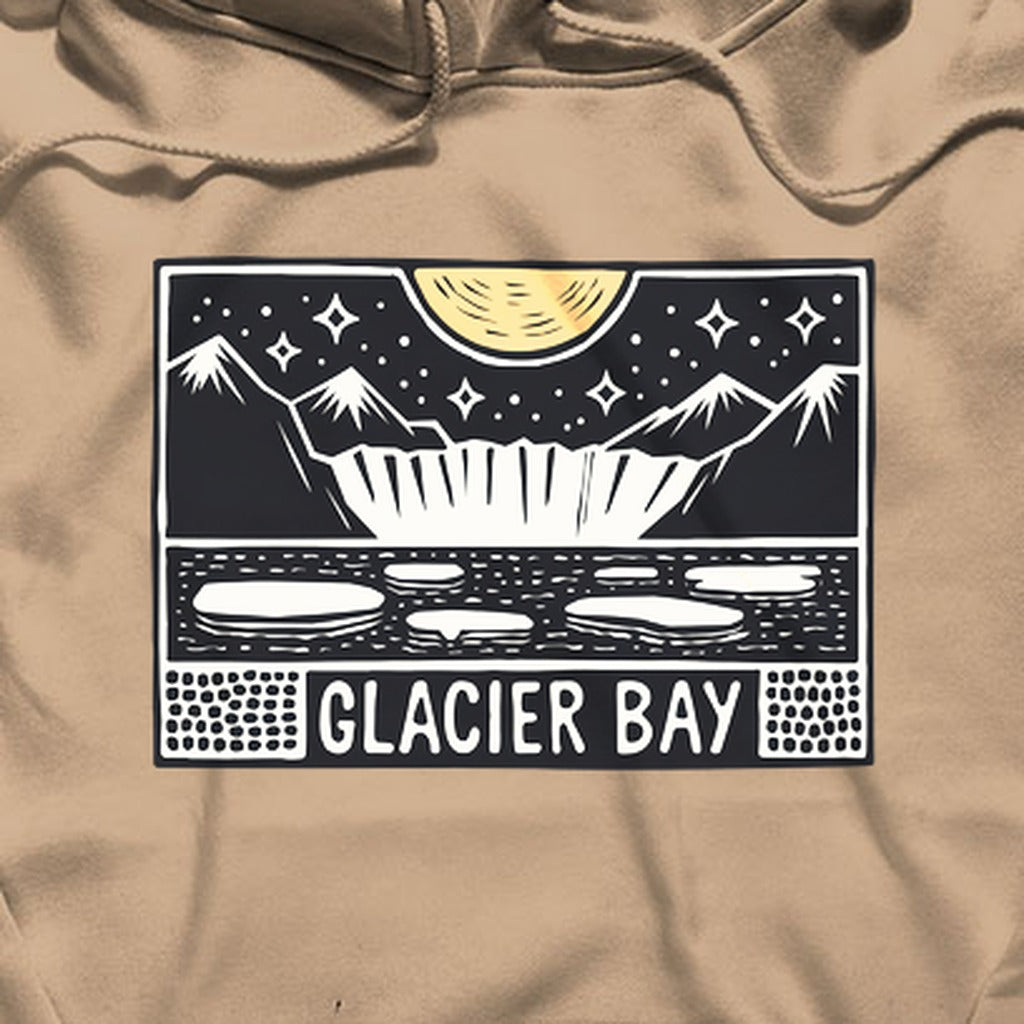 Glacier Bay at Night Hoodie