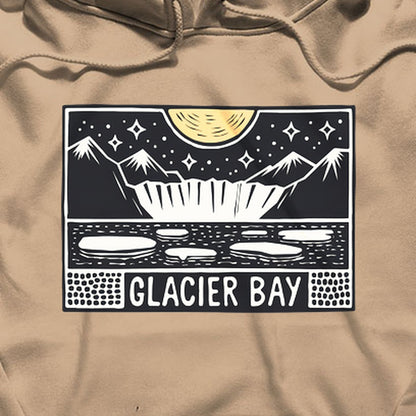 Glacier Bay at Night Hoodie