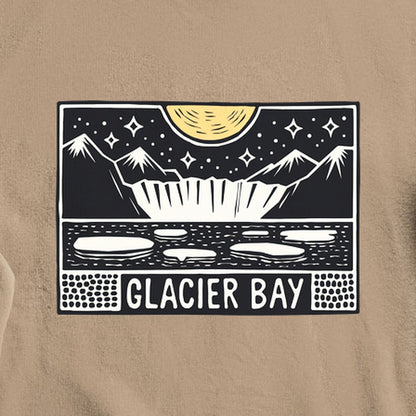 Glacier Bay at Night Crewneck Sweatshirt