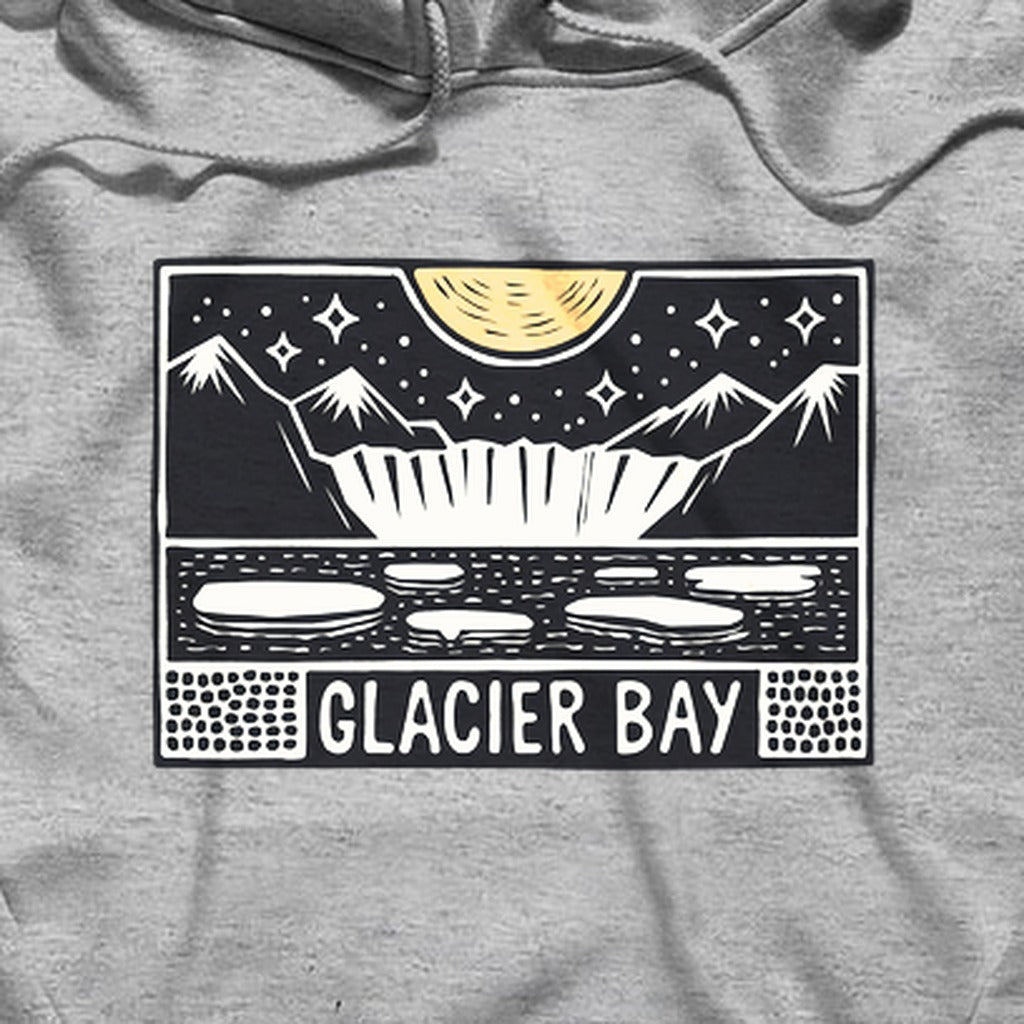 Glacier Bay at Night Hoodie