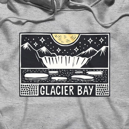 Glacier Bay at Night Hoodie
