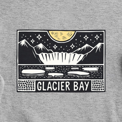 Glacier Bay at Night Crewneck Sweatshirt