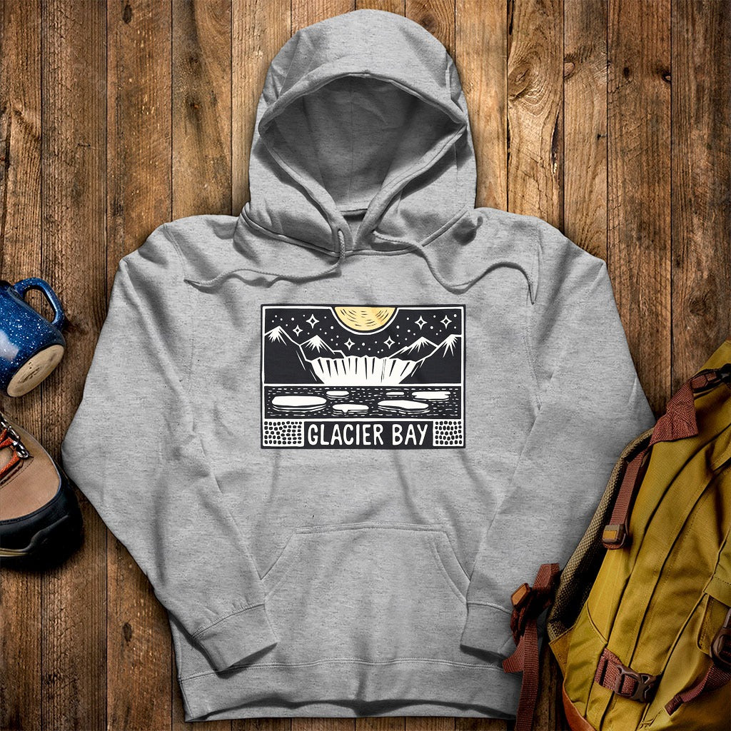 Glacier Bay at Night Hoodie