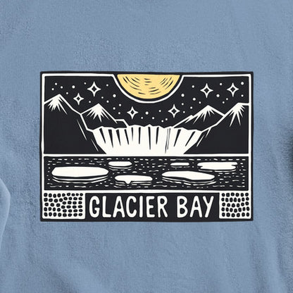Glacier Bay at Night Crewneck Sweatshirt