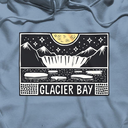 Glacier Bay at Night Hoodie