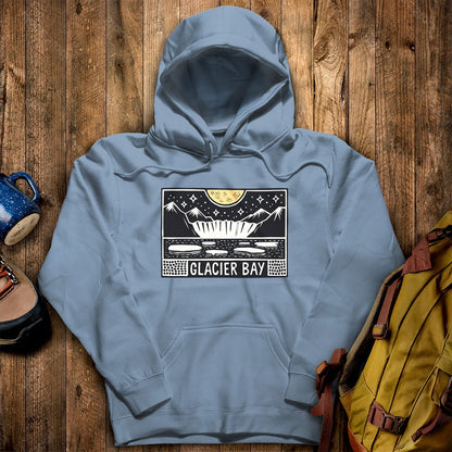 Glacier Bay at Night Hoodie