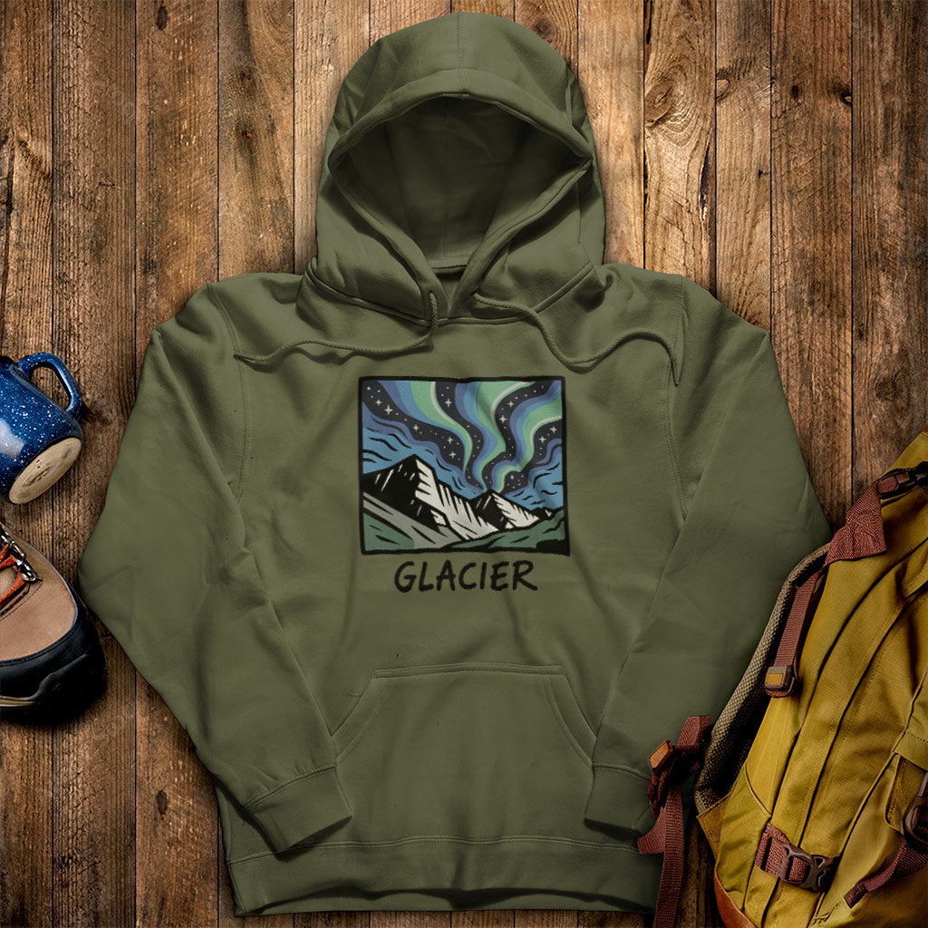 Glacier National Park at Night Hoodie