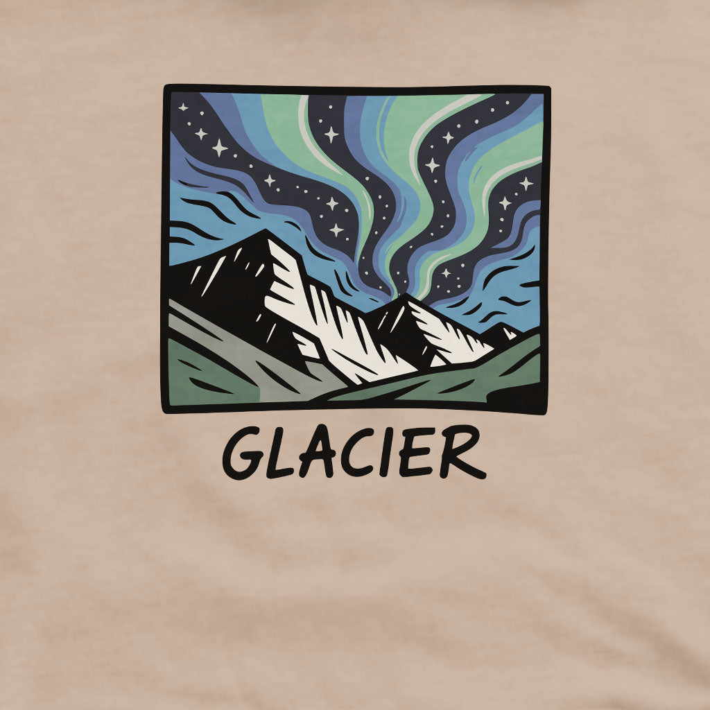 Glacier National Park at Night Crewneck Sweatshirt
