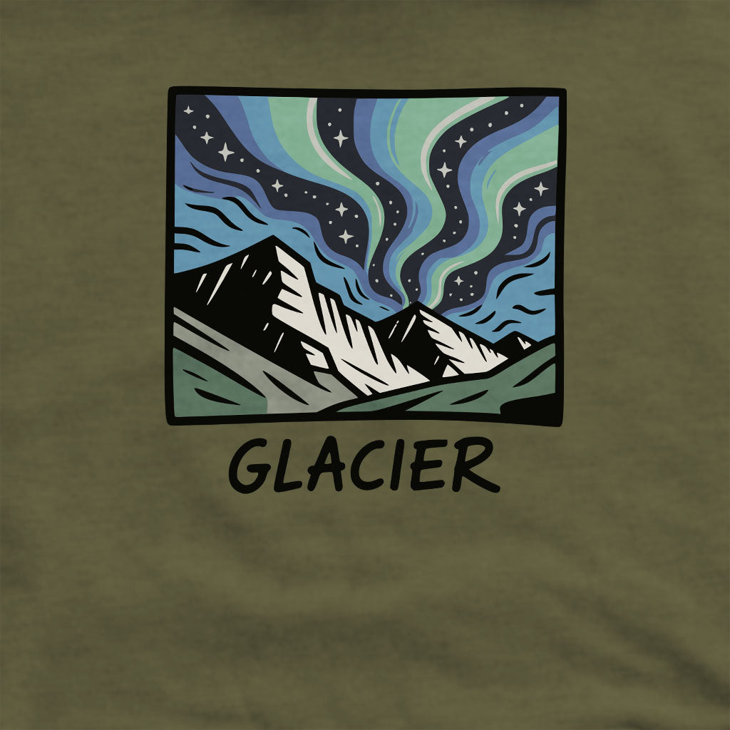 Glacier National Park at Night Crewneck Sweatshirt