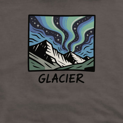 Glacier National Park at Night Crewneck Sweatshirt