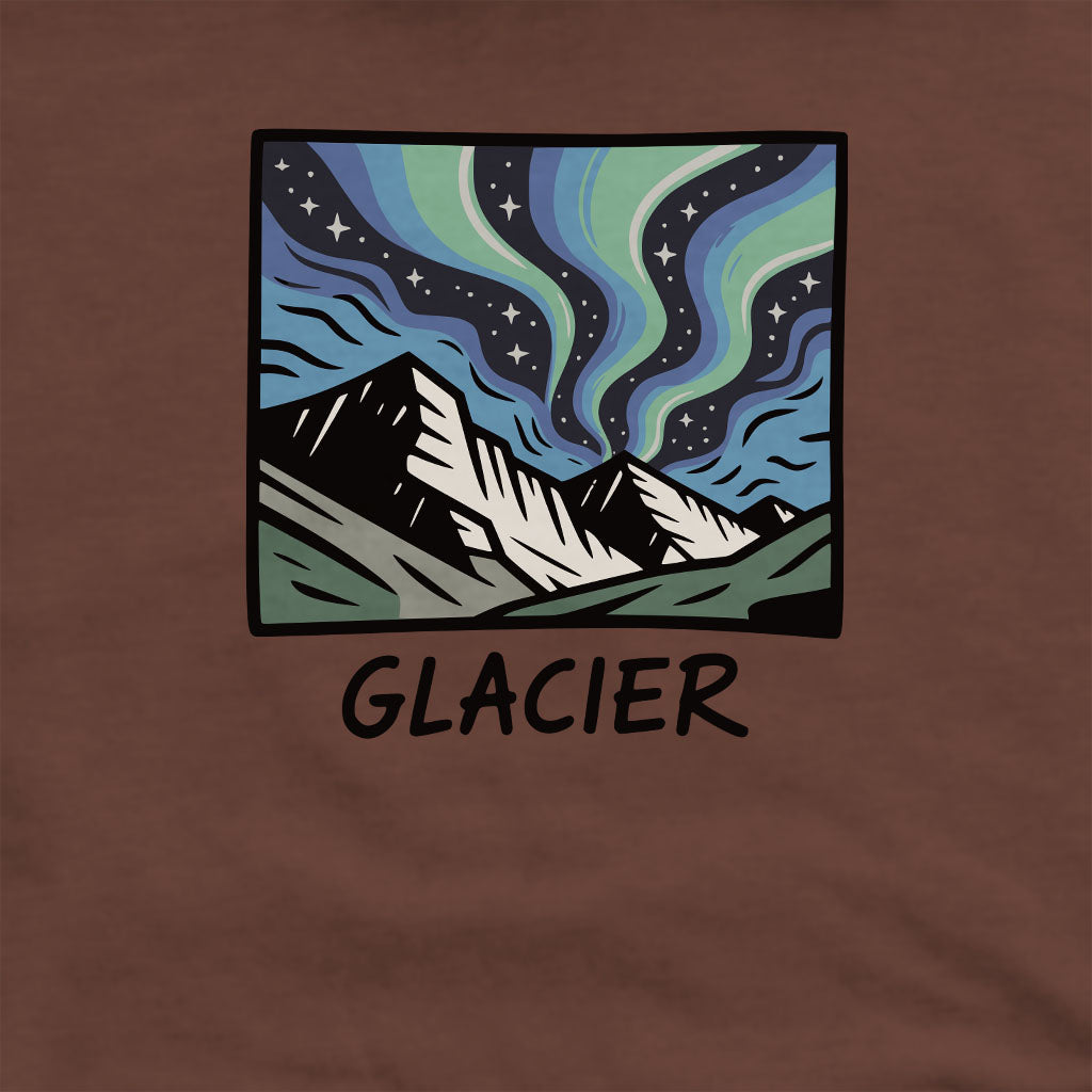 Glacier National Park at Night Crewneck Sweatshirt