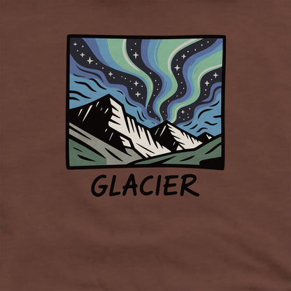Glacier National Park at Night Crewneck Sweatshirt