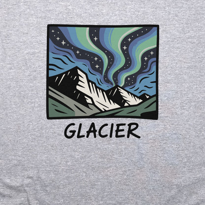 Glacier National Park at Night Crewneck Sweatshirt