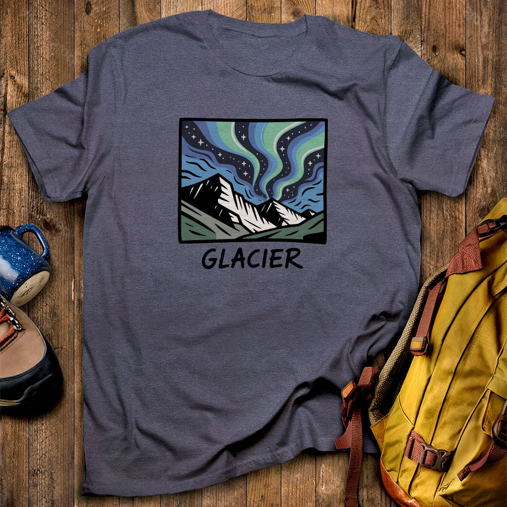 Glacier National Park at Night T-Shirt