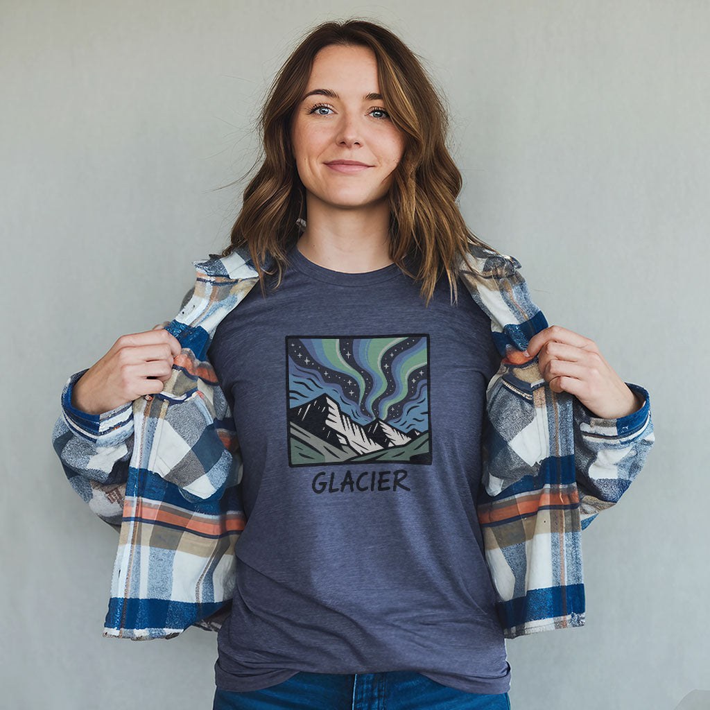Glacier National Park at Night T-Shirt