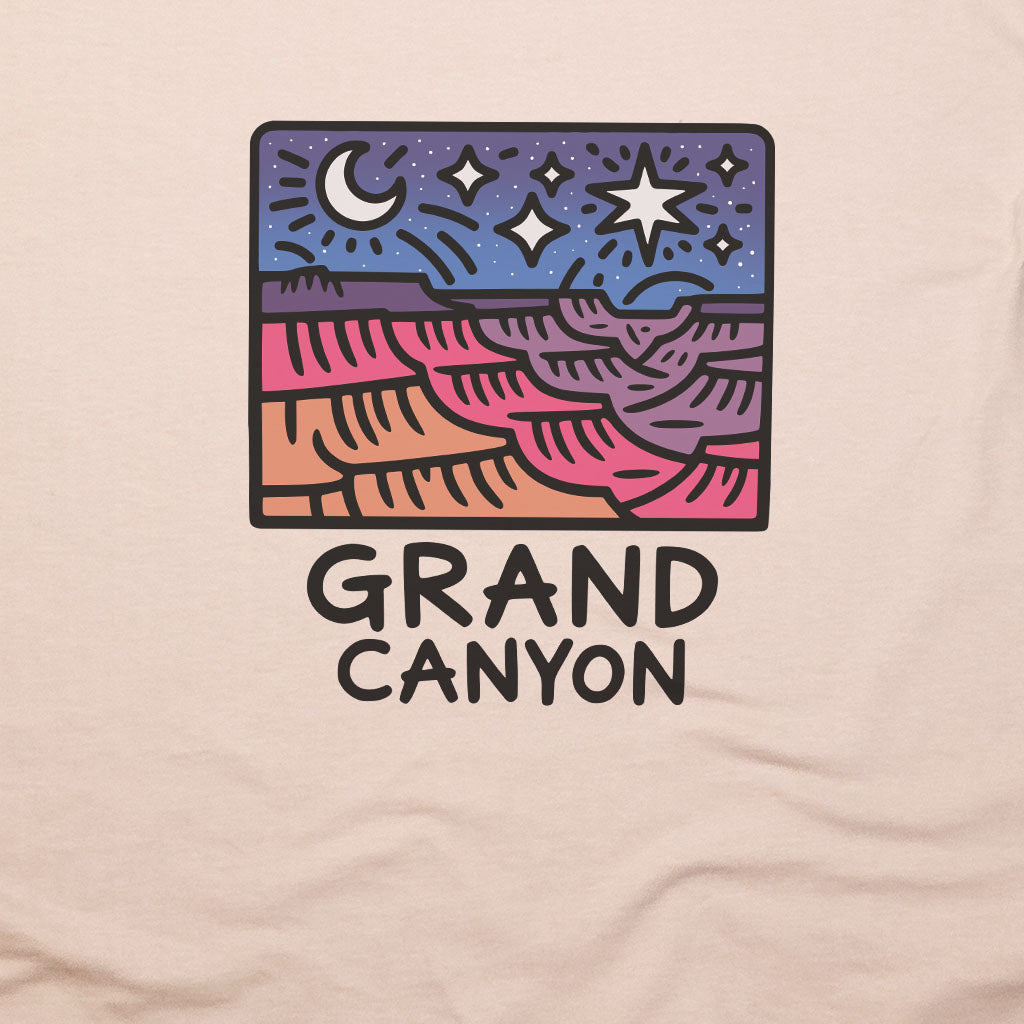 Grand Canyon at Night T-Shirt Adventure and Outdoors Themed T-Shirt