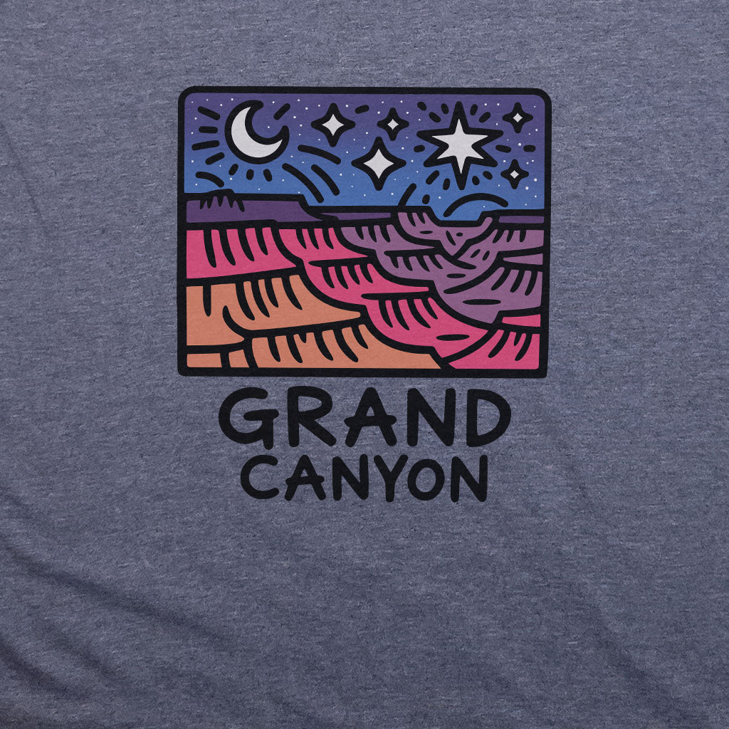 Grand Canyon at Night T-Shirt Adventure and Outdoors Themed T-Shirt