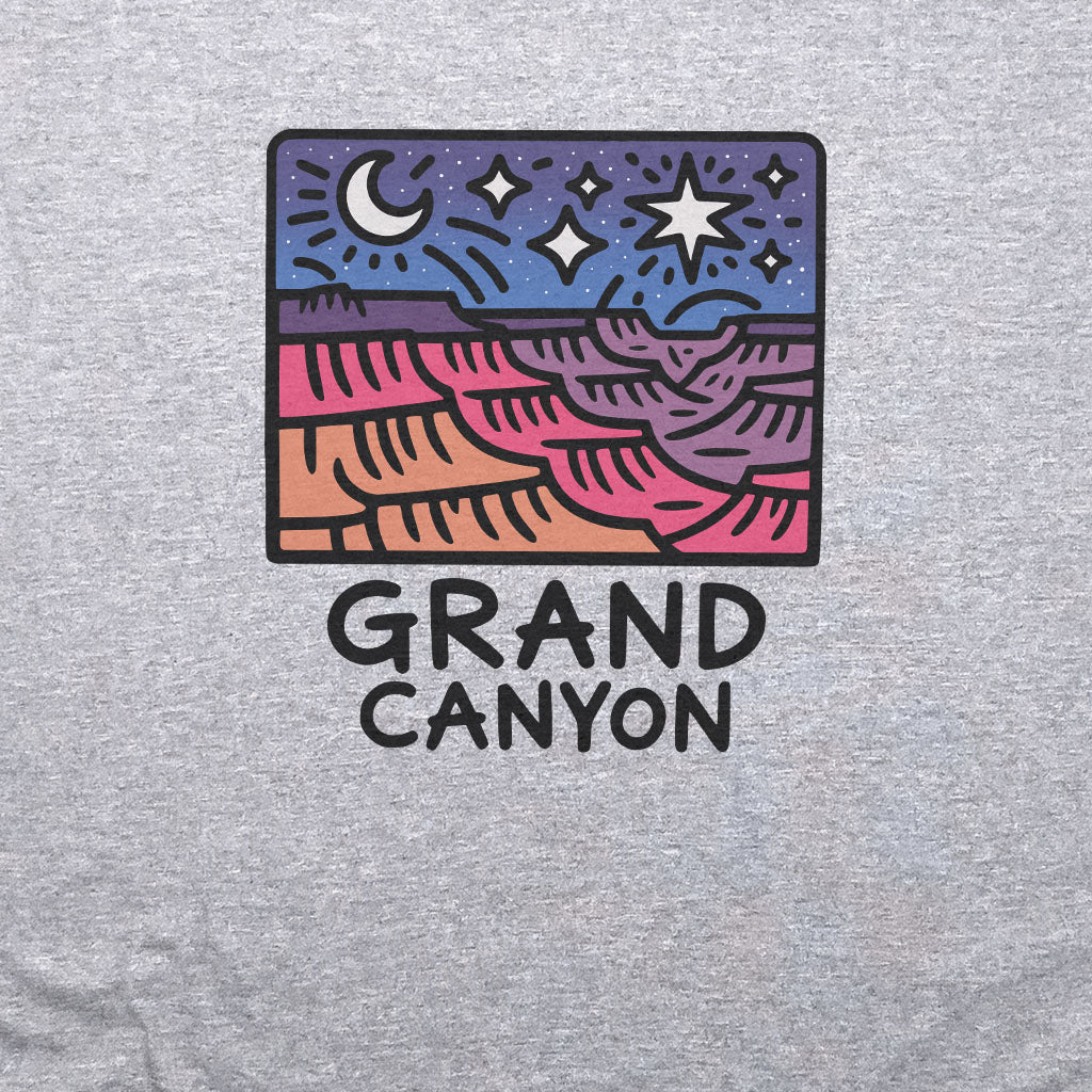 Grand Canyon at Night T-Shirt Adventure and Outdoors Themed T-Shirt