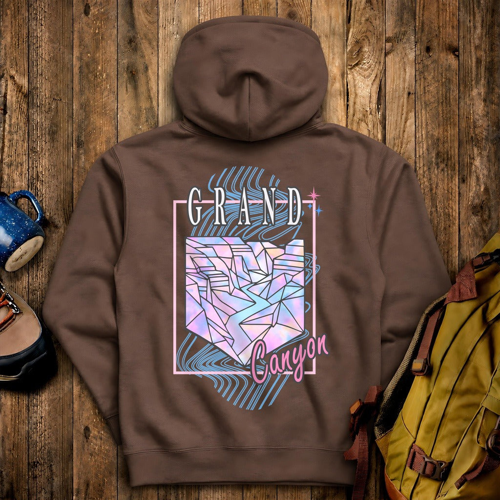 Grand Canyon Retro 80's Hoodie