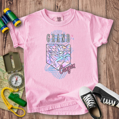 Grand Canyon Retro 80's Kids Cotton T-Shirt