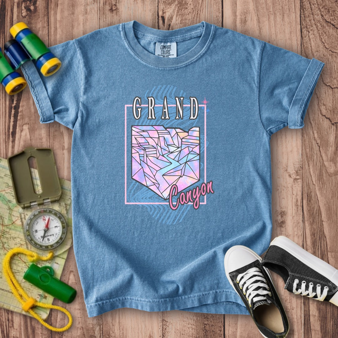 Grand Canyon Retro 80's Kids Cotton T-Shirt