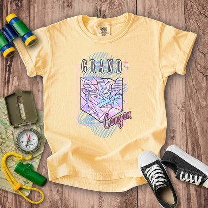 Grand Canyon Retro 80's Kids Cotton T-Shirt