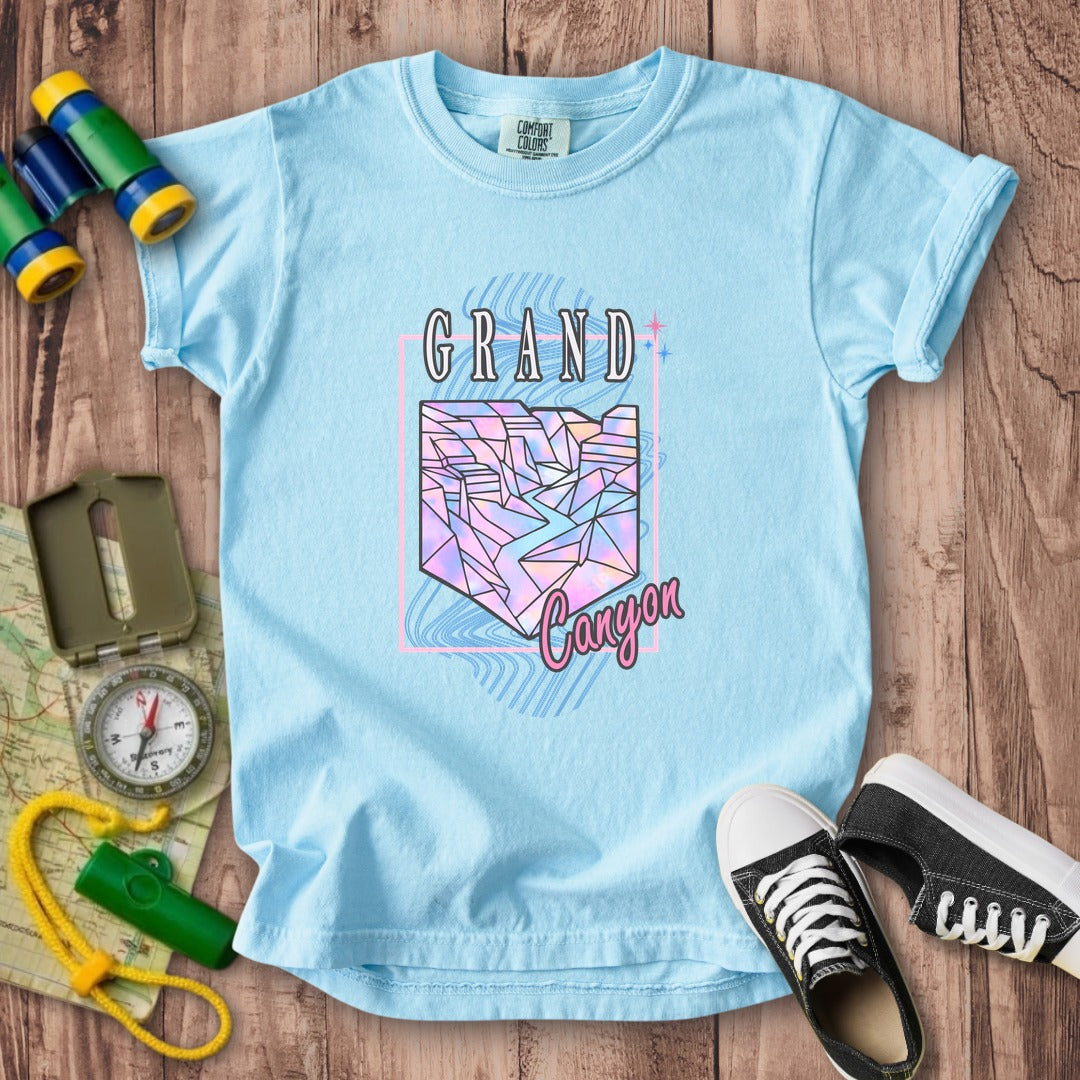 Grand Canyon Retro 80's Kids Cotton T-Shirt