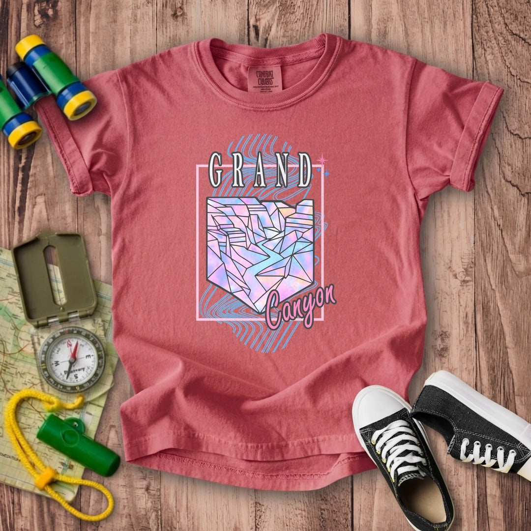 Grand Canyon Retro 80's Kids Cotton T-Shirt