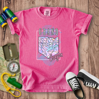 Grand Canyon Retro 80's Kids Cotton T-Shirt
