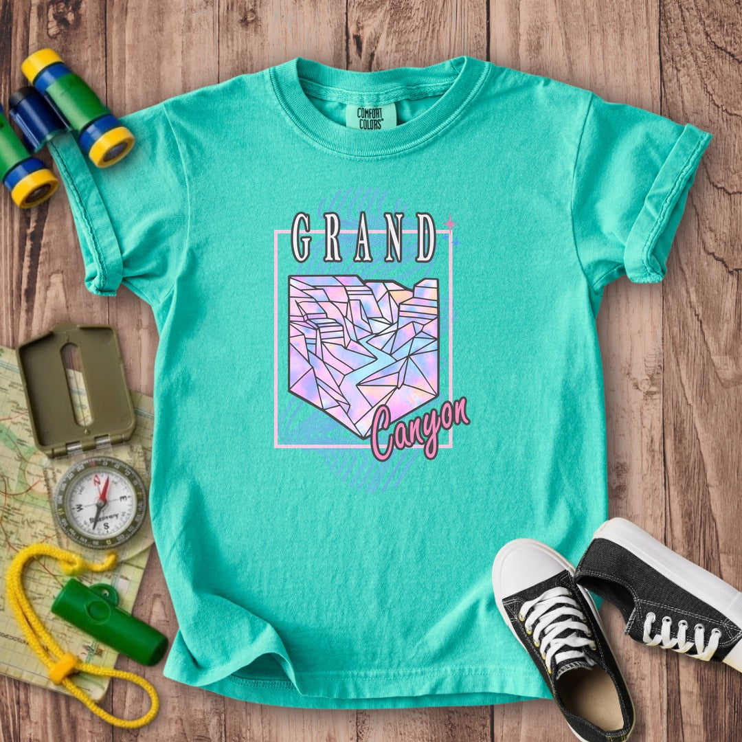 Grand Canyon Retro 80's Kids Cotton T-Shirt