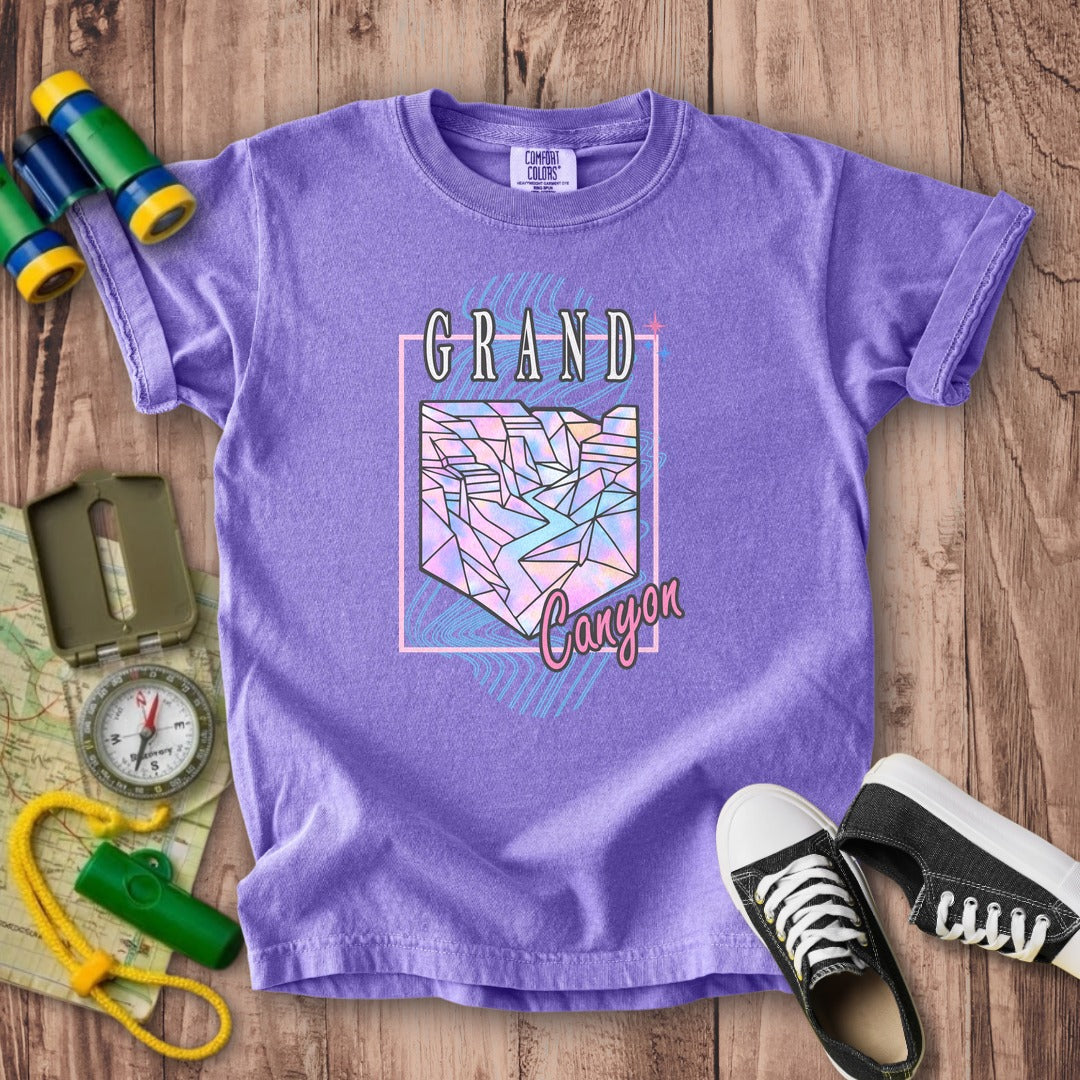 Grand Canyon Retro 80's Kids Cotton T-Shirt