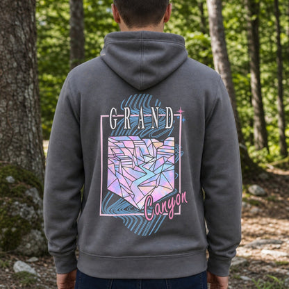 Grand Canyon Retro 80's Hoodie
