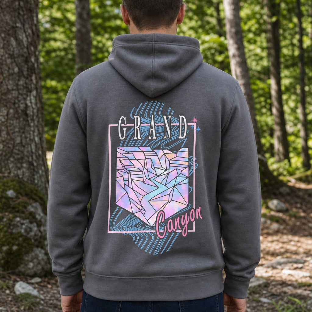 Grand Canyon Retro 80's Hoodie