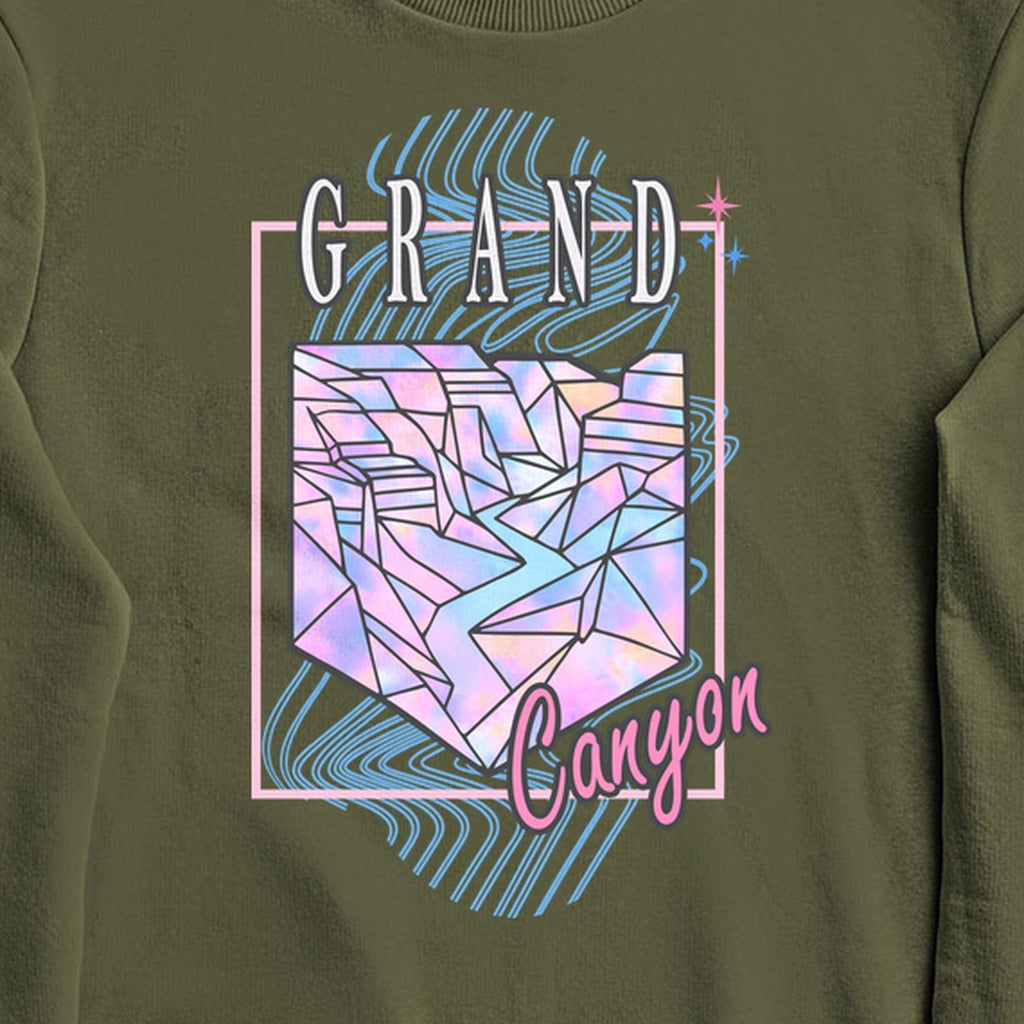 Grand Canyon Retro 80's Crewneck Sweatshirt