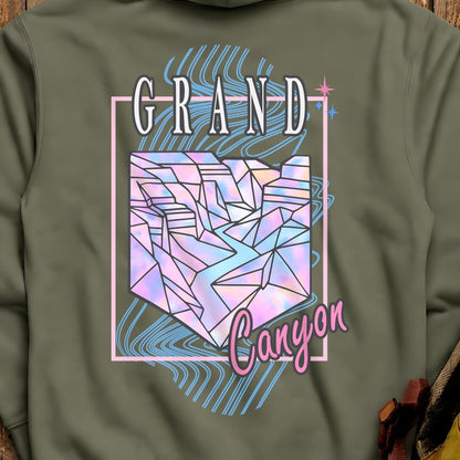 Grand Canyon Retro 80's Hoodie